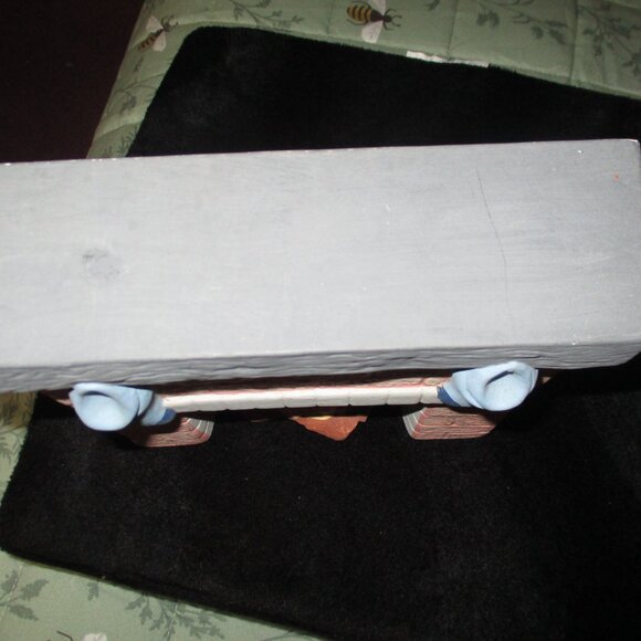 Vintage Ceramic Holland Mold Holiday Fireplace with Stockings Hand-Painted - Picture 2 of 7